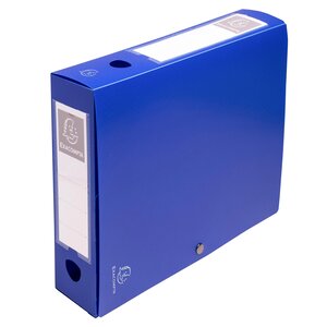 Boite De Classement À Pression Dos 60mm Polypropylène 7/10e Opaque - A4 - Bleu - Exacompta