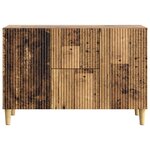 vidaXL Buffet Bois ancien 89 x 34 5 x 60 cm Bois d'ingénierie