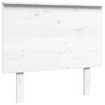 vidaXL Tête de lit Blanc 94x6x82 5 cm Bois massif de pin