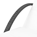 vidaXL Chaise longue avec coussin Résine tressée Noir