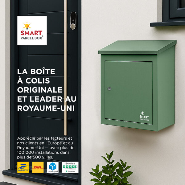 Boîte aux lettres acier tradition verte TRADITION | Maisons du Monde