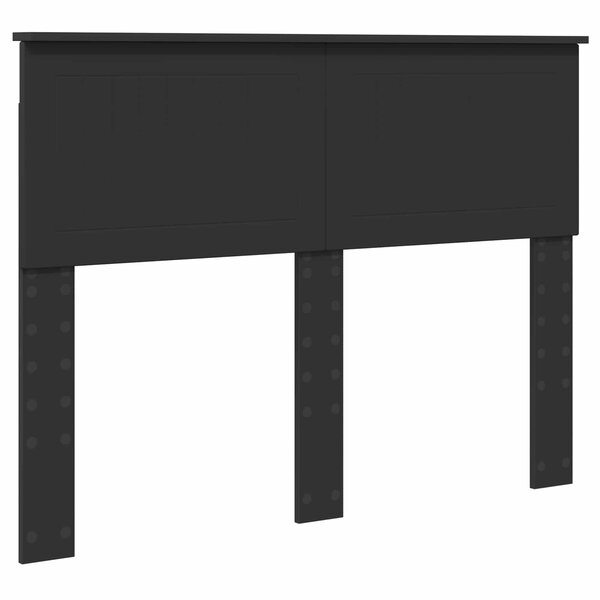 vidaXL Tête de lit Chêne noir 135 cm Bois d'ingénierie