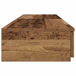 vidaXL Tiroirs de lit avec tiroir Bois ancien 150 x 36.5 x 16.5 cm