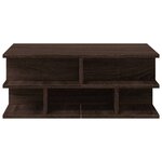 vidaXL Table basse chêne marron 70x70x29 cm bois d'ingénierie