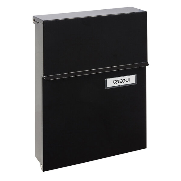 Boîte aux Lettres Acier  Line E6804  Serrure Protégée  Anti-pluie  Noir
