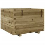 vidaXL Jardinière 70x70x49 5 cm bois de pin imprégné