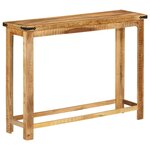 vidaXL Table console 100x30x75 cm bois de manguier solide