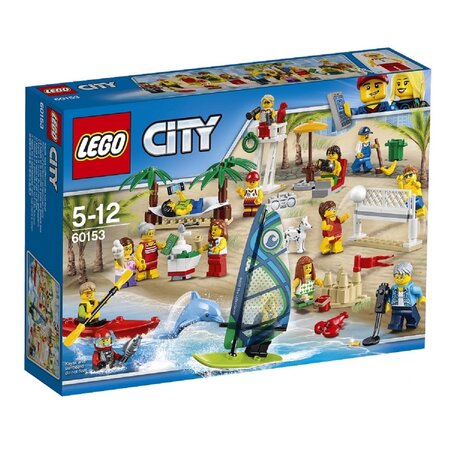 LEGO 60153 City - Ensemble de figurines La plage