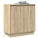 vidaXL Buffet Chêne Sonoma 71 x 34.5 x 75 cm Bois d'ingénierie