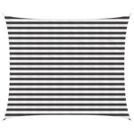 vidaXL Voile d'ombre 2 5 x 4 m HDPE Rectangulaire Anthracite et blanc