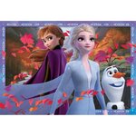 La reine des neiges 2 puzzles 2x24 pieces - vers des contrées glacées - ravensburger - lot de puzzles enfant - des 4 ans