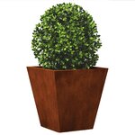 vidaXL Jardinière 30x30x30 cm acier résistant aux intempéries
