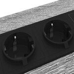 vidaXL Cabinet de chevet avec tiroir 2 Pièces Gris Sonoma 40 x 31 x 60 cm