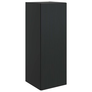 vidaXL Armoire Murale 33 x 34 5 x 90 cm Bois d'ingénierie Noir