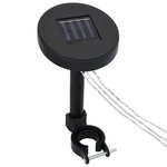 vidaXL Tonnelle avec rideau et guirlande lumineuse à LED 4x3 m Taupe