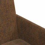 vidaXL Chaises de salle à manger 2 Pièces Marron 57 x 66 x 94 cm