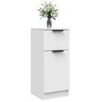 vidaXL Buffets 2 Pièces blanc 30x30x70 cm bois d'ingénierie