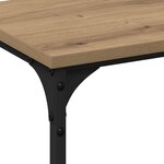 vidaXL Table console chêne artisanal 200 x 29 x 75 cm