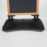 Stop trottoir ardoise magnétique en bois modèle Wood WindPro (59 x 78 mm)