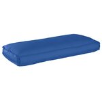 vidaXL Set de coussins de palette 3 Pièces Bleu royal 120 x 50 x 12 cm