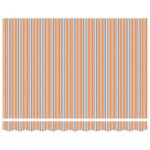 vidaXL Auvent Rétractable Multicolore 300 x 250 cm tissu