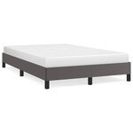 vidaXL Cadre de lit sans matelas gris 120x190 cm similicuir