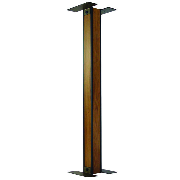 Poteau universel pour boites aux lettres - 80 x 80 x 1000 mm  Aluminium Modèle Manhattan