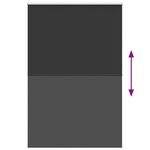 vidaXL Store enrouleur occultant largeur du tissu 156 6 cm polyester