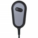 vidaXL Fauteuil électrique de massage Gris clair Tissu