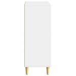 vidaXL Buffet Blanc brillant 66 x 34 5 x 90 cm Bois d'ingénierie