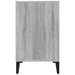 vidaXL Armoire à chaussures Sonoma gris 102x36x60 cm Bois d'ingénierie