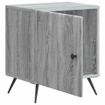 vidaXL Cabinet de chevet 2 Pièces Sonoma gris 43 x 34 5 x 50 cm