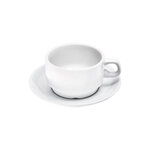 Tasse empilable isabell 250 à 300 ml - lot de 12 - stalgast - 95 - porcelaine