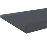 vidaXL Étagère flottante 2 Pièces Anthracite 40 x 18 x 2 5 cm Acier