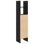 vidaXL Bibliothèque Chêne noir 40 x 35 x 180 cm Bois d'ingénierie