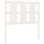 vidaXL Tête de lit Blanc 95 5x4x100 cm Bois massif de pin