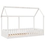 vidaXL Cadre de lit d'enfants forme de maison sans matelas 90x190 cm