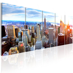Tableau - new york: sunrise l x h en cm 200x80