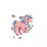 Puzzle Jumbo - 48 pieces - Licorne