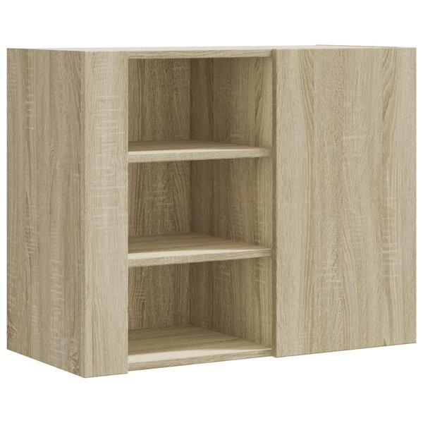 vidaXL Armoire murale chêne sonoma 75x35x60 cm bois d'ingénierie