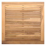 vidaXL Banc de jardin 2 Pièces Marron Teck massif