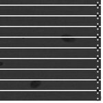 vidaXL Canapés centraux de jardin 4 Pièces Noir Bois de pin massif