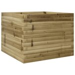 vidaXL Jardinière 60x60x45 5 cm bois de pin imprégné