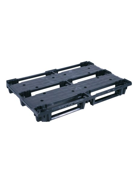 (lot de 3 palettes) palette plastique rackable standard mm