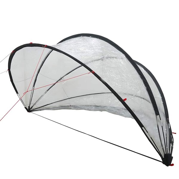 vidaXL Dôme de piscine Transparent 405 x 405 x 192 cm PVC