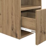 vidaXL Armoire de salle de bain Chêne artisanal 30 x 44 5 x 50 cm