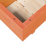 vidaXL Jardinière cire marron 90x40x26 5 cm bois de pin massif
