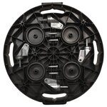vidaXL Support sur roulettes pour plantes Diamètre 40 cm Noir 275 kg