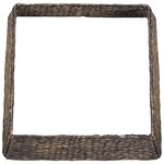 vidaXL Collier de sapin de Noël Noir 50 x 50 x 25 cm Jacinthe d'eau