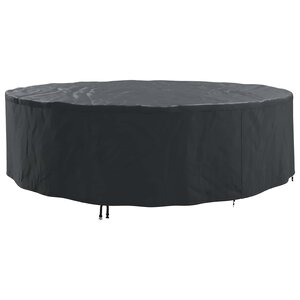 vidaXL Housse pour meubles 320 x 320 x 71 cm Tissu Oxford 600D Rond